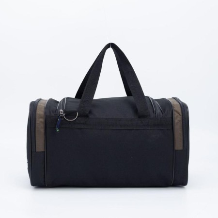 Road bag on lightning, 3 outer pockets, long belt, black color/hack-1