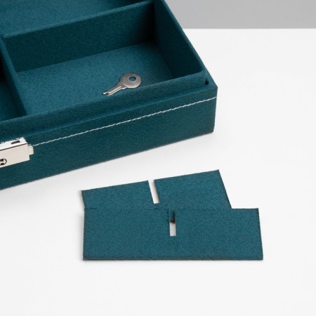 Steam for jewelry "Casket" universal, phlock, 28 × 19 × 6.5, sea color-5