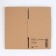 The box is folding, brown, 15 x 15 x 12 cm