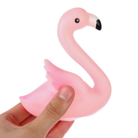 Bath toy "Pink Flamingo", 1 pc, crumb I-7
