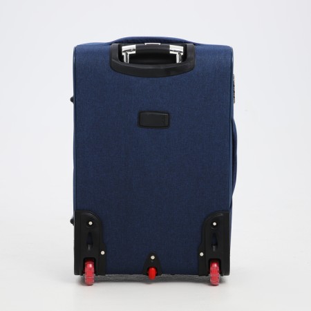 Small 24 suitcase "on lightning, code castle, with extension, blue color-6