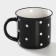 Mug Porcelain Dolyana "God's Laying", 370 ml, black color