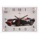 Carty clock, series: transport, "sports car", smooth move, 25 x 35 cm