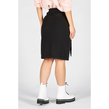 Women's skirt, size s, black color-3