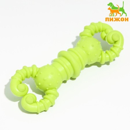 Rubber toy for a toy "Gantel-crab", TPR, 11.5 x 2 cm, yellow