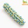 Wicker cable toy, up to 100 g, up to 20 cm, yellow/blue/white