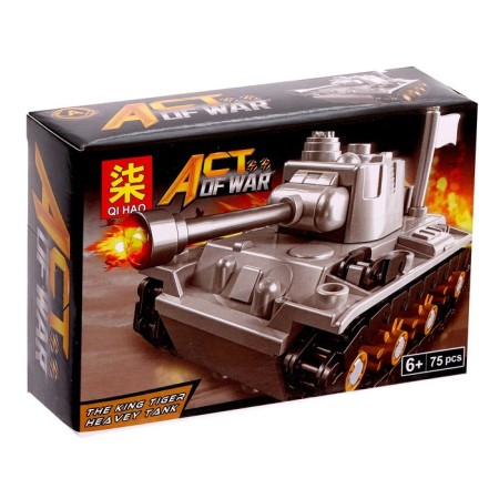 Designer block "tanks", 6 types, mix-11