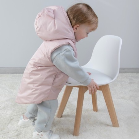 Beginning children's insulated kinderlitto "Orsetto", height 80-86 cm, color pink powder-9