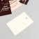 Cardboard Biro "Made with Love", brown, set of 10 pcs (5 types) 4x6 cm