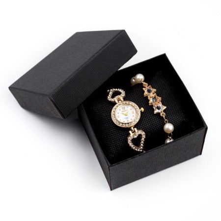 Women's gift set Sifoe 2 in 1: wristwing and bracelet