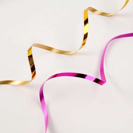 A set of decorative shining ribbons, length 10 m, color mix, set 6 pcs.-1