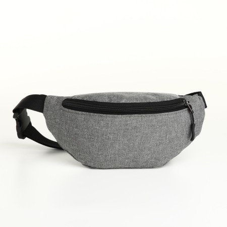 Waist bag, 23*8*11 cm, lightning department, 2 n/pocket, gray-2