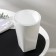 Kashpo for flowers with an insert "Grace", 1.4 l (800 ml), white color