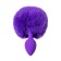 Anal plug Todo byfa Sweet Bunny, silicone, purple color, 13 cm, d 2.8 cm