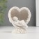 Souvenir Polystone "Baby sleeping in the heart of wings" White 7.8x6.8x4 cm
