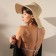 Women's hat Minaku, Milk color, rr 58