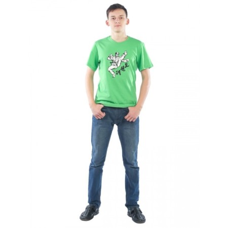 T-shirt "Tykvan-do" 44, green color