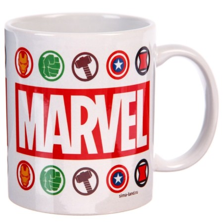 Кружка сублимация 350 мл "Marvel", Мстители-1