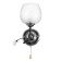 Sconces "Alira" 1x40W E27 Black-chrom 18x15x18 cm.