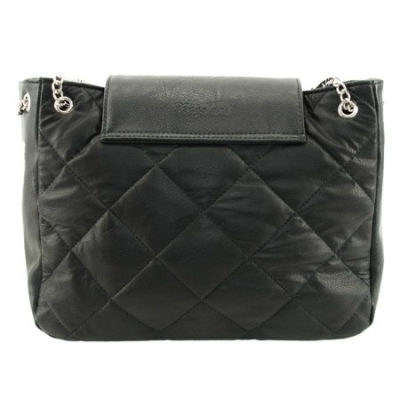 Female bag, artificial leather, black 31x15x23 cm-1