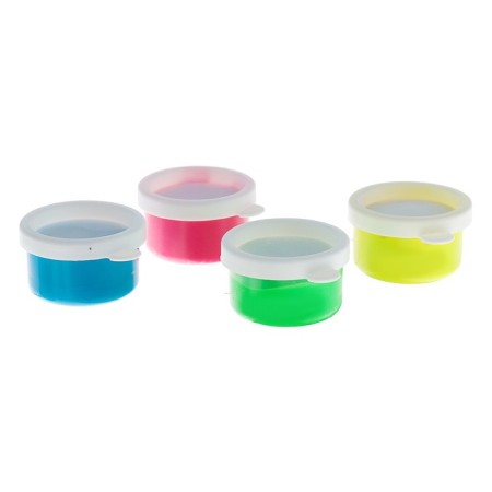 Finger paints, set 4 colors x 30 ml, "color alphabet", fluorescent-2