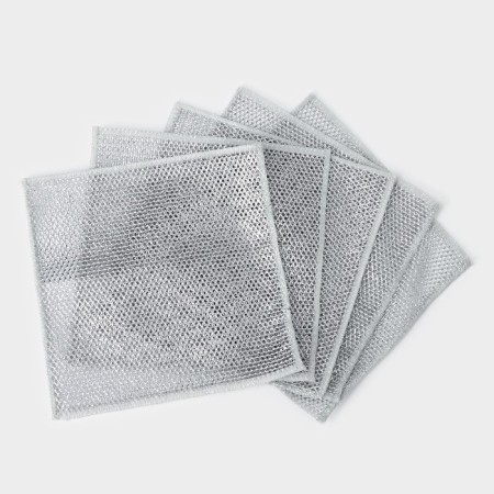 Dishes for washing dishes, metal, single -layer, 5 pcs, 19x19 cm-2