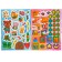 A book with a scretch-layer and reusable stickers "New Year in the forest"