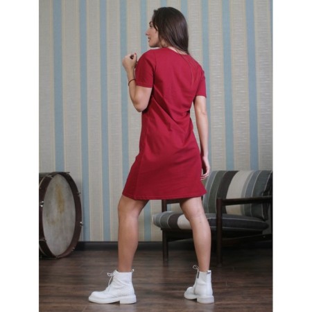 Women's tunic Brilliant, size 44, burgundy color-3