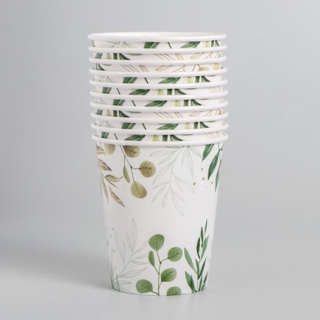 A one -time paper glass "Nature", 250 ml-2