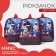 Children's backpack on lightning, 1 outer pocket, insert mix, colorful/red color