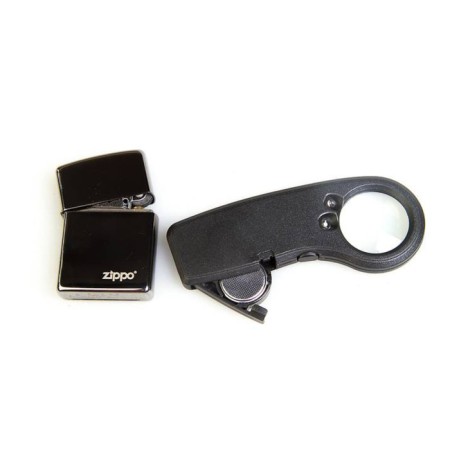 Lupa with LED backlight VEBER MG21012-A, 6X, diameter 30 mm-1