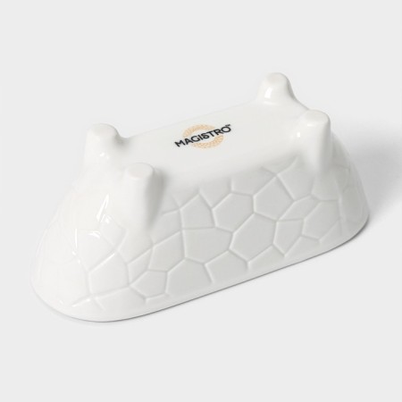 Magistro Rodos sponge stand, white color-4