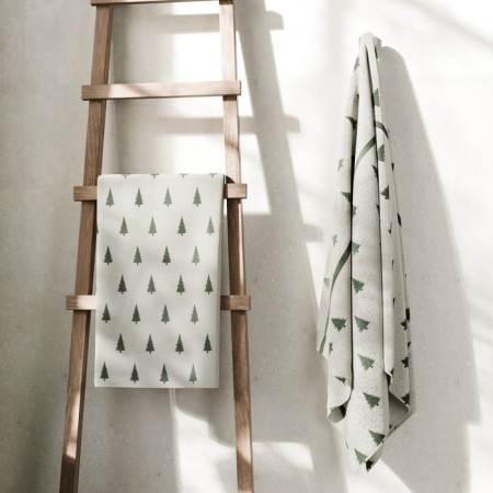 Tenle Ethel "Christmas trees" 50x90 cm, 100% cotton, 420 g/m2-1