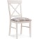 Wooden Calatei chair array of beech/fabric, ivory/gray 46x55x93 cm