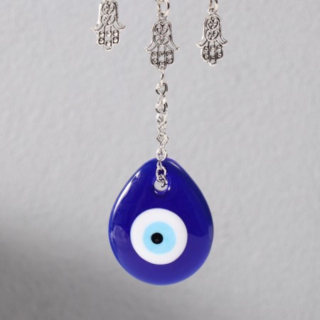 Suspension from the evil eye "Month and hand of Fatima" 7.5x27 cm-3