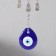 Suspension from the evil eye "Month and hand of Fatima" 7.5x27 cm