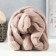 Fasting wool 100% half -toned wool 50 grams (174 d. Orchid)