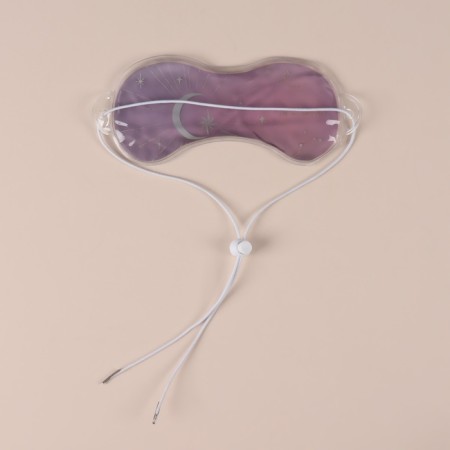 Gel mask for the area around the eyes "Night", 18 × 7 × 0.4 cm, purple color-4