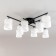 Ceiling chandelier Citilux "NILS" CL132185, 8x60W, E27, Black Color Black