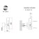 Sconces st. SL1180.211.02. Treviso. 2x40 watts, E14, 12x36 cm, golden color