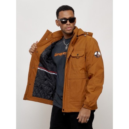 Sports male jacket, size 50, mustard color-3