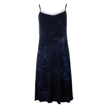 Night shirt female, dark blue color, size 48-6