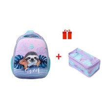 Frame backpack, Hatber, Ergonomic Plus, 38 x 29 x 16, with a thermal unit, “Cute Lazion”