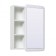 Cabinet-mirror "Capri 55" White, universal