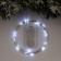 Garland "thread" 2 m dew, ip20, silver thread, 20 LED, white glow, CR2032x2