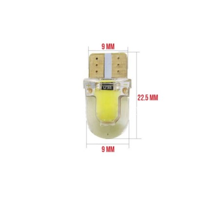 Auto Stuffing LED CARTAGE T10 W5W, 12 V, 2 COB, 1 W, white light-2