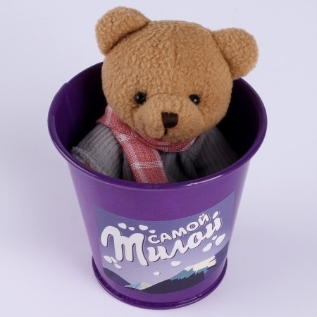 Soft toy "The smallest", Bear, Mix color-2
