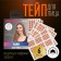 Facial tape, set, 6 sheets, beige color