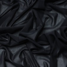 Knitwear grid smoothly, width 150 cm, black color