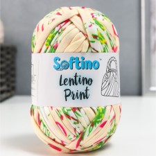 Knitted yarn 95% cotton, 5% Elastan 